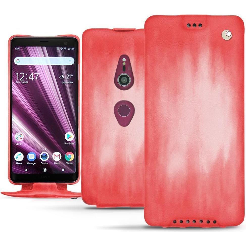 Thumbnail - Noreve Lederschutzhülle vertikal (Sony Xperia XZ3), Smartphone Hülle, Rosa