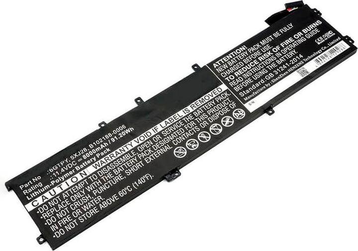 Actual product image AGI Battery compatible with Dell 6GTPY - Battery - 8,000 mAh (1 Cell, 8000 mAh)