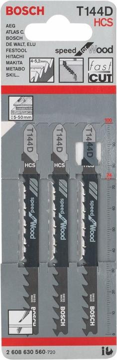 Actual product image Bosch Professional Zubehör T 144 D, pack of 3