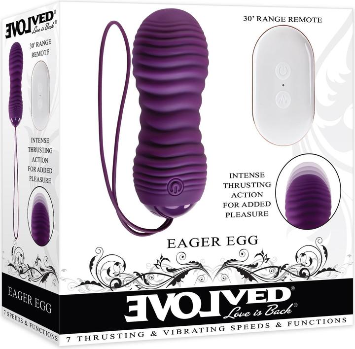 Produktbild Evolved Eager Egg VibrationsEi Lila