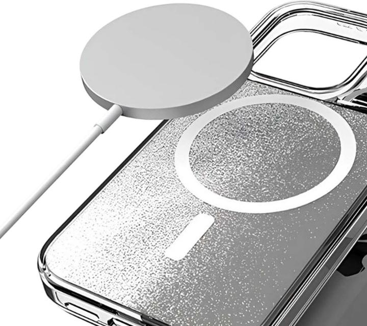 Actual product image STM Relax Sand MagSafe - iPhone 15 Hülle (Klar / Weiss) (Apple iPhone 15)