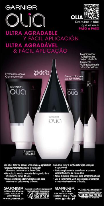 Produktbild Garnier OLIA Coloración Permanente #5,5 Caoba 4 pz (5,5 Mahagoni)