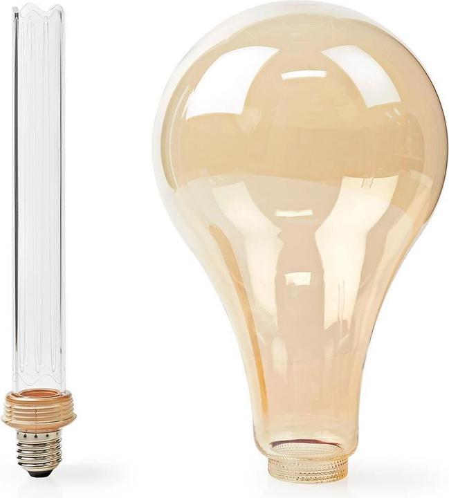Image du produit Nedis Ampoule LED à filament E27 PS165 3.5 W 120 lm 1800 K avec finition or ambre Retro Style 1 pièce (E27, 120 lm, 1x)