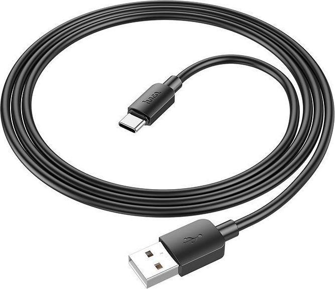 Produktbild Hoco USB-A to USB-C X96, 27W, 1m, schwarz (1 m, USB 2.0, 27 W)