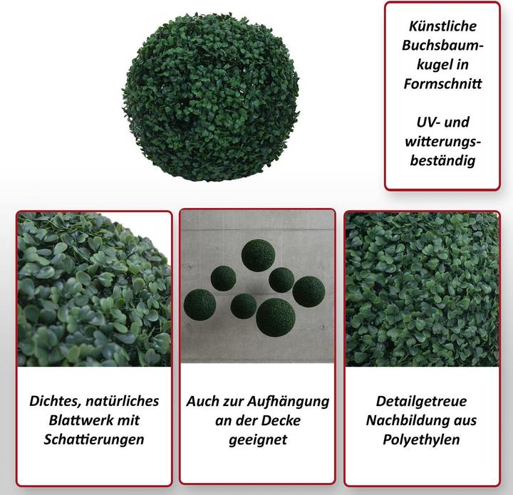 Actual product image JOHN316 Buchskugel (33 cm)