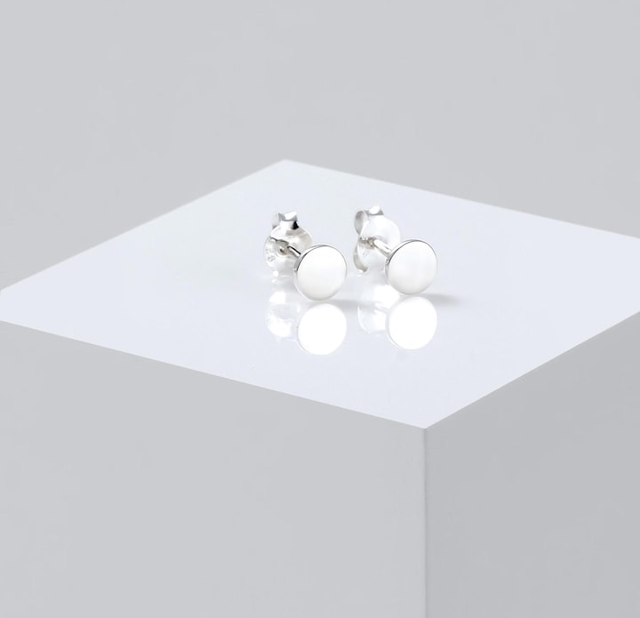 Produktbild Elli Basic Stecker (Emaille, 925er Silber/925er Silber)