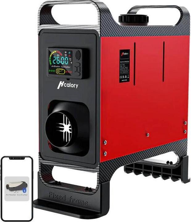 Produktbild Hcalory Parking heater HC-A02, 8 kW, Diesel, Bluetooth (red) (8000 W)