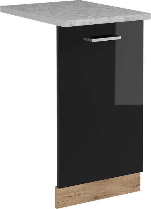 Black, Black high gloss, Gold power oak, Marble-white