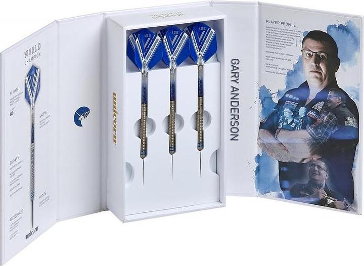 Productafbeelding Unicorn Phase 5 Wereldkampioen Gary Anderson Stalen Dart Presentatiedoos (23 g)