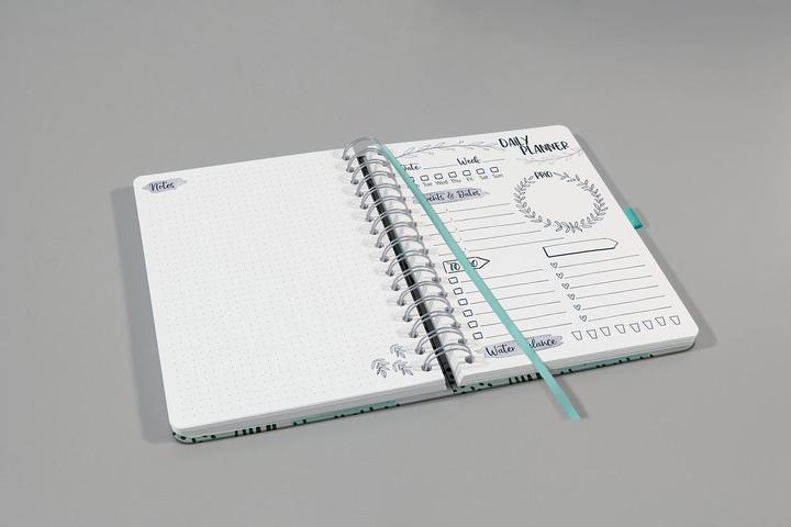 Actual product image Sigel Bullet Journal Book Calendar Jolie "Mint Inspiration" (A5)