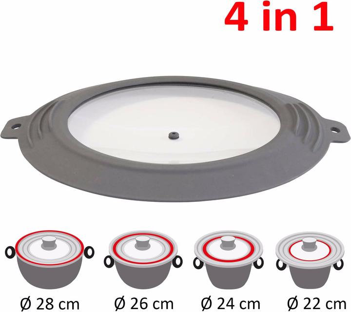 Produktbild Stoneline Universaldeckel (28 cm, Glas, Kunststoff)