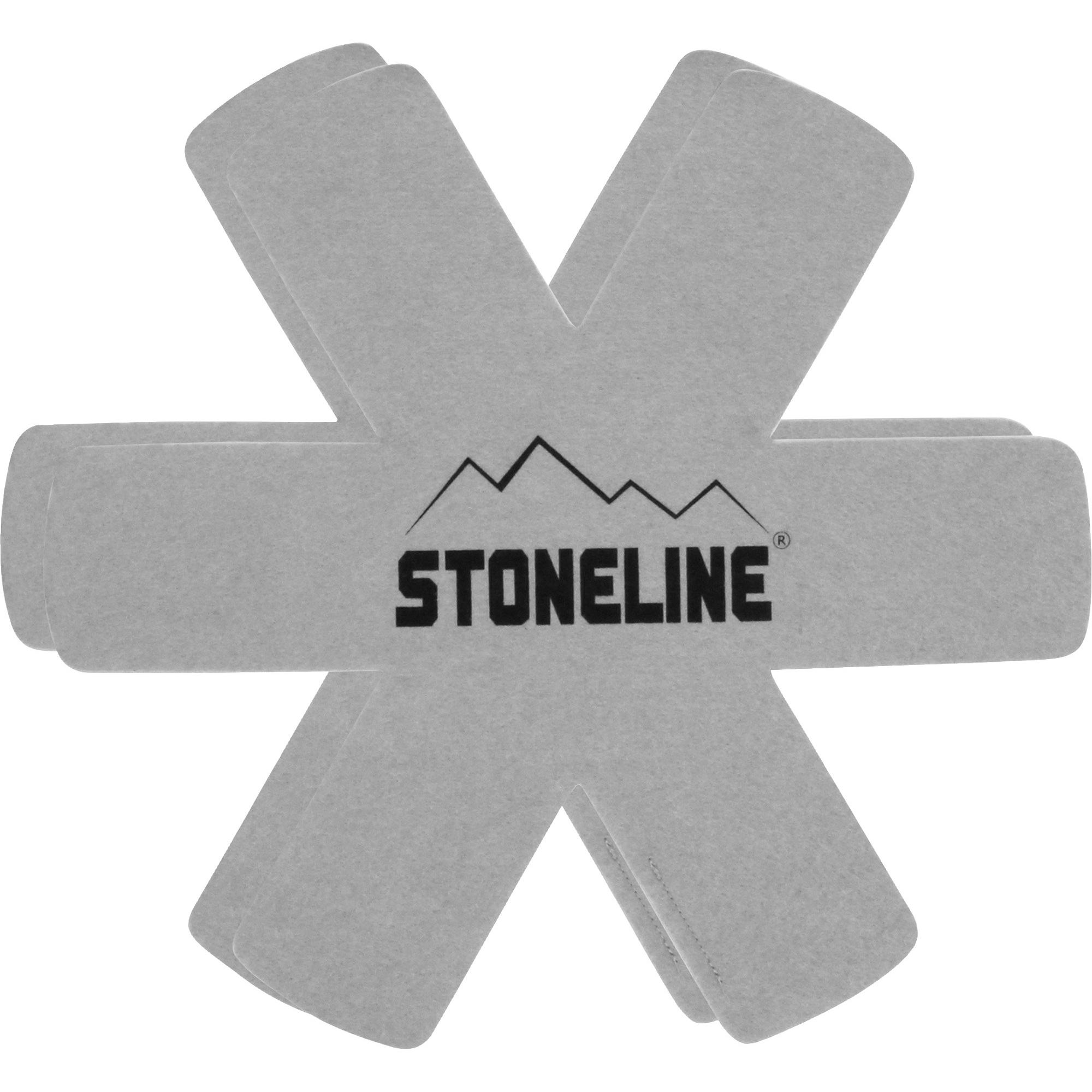 Stoneline Pfannen-Sttapelschutz 2er-Pack, Küchengadgets, Grau
