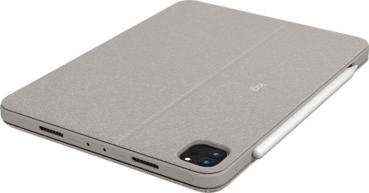 Produktbild Logitech Combo Touch for iPad Pro 12.9-inch (5th generation) - SAND - UK - INTNL (Eng. Int., iPad Pro 12.9 2021 (5. Gen))