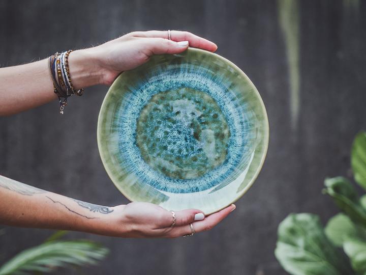 Produktbild soñho Vulcão Verde Teller (22 cm)