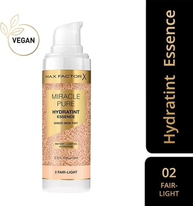 Produktbild Max Factor Miracle Pure Hydratint Essence Moisturizing Makeup (Fair/Light)