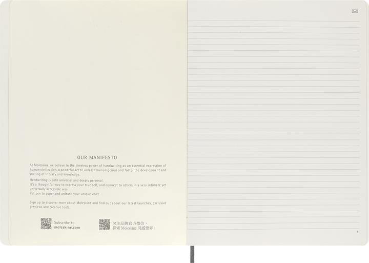 Immagine prodotto Moleskine Smart NB foderato XL SC Swrz (19 x 25 cm, Righe, Copertina morbida)