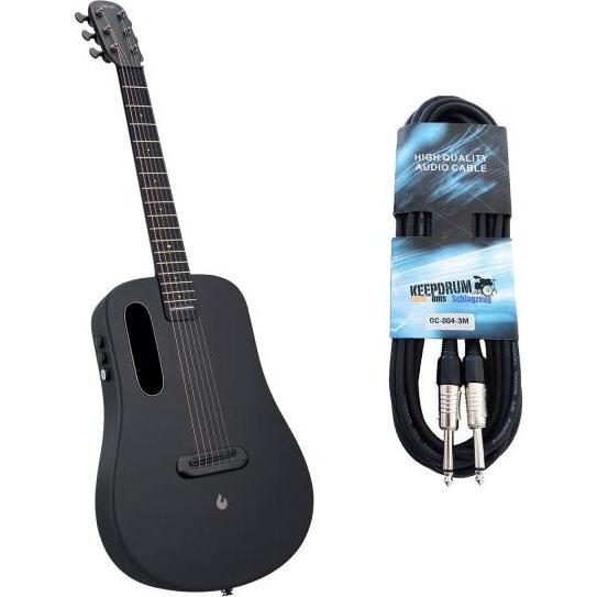 Thumbnail - Lava Music Gitarre Me Air 36 Zoll Space Black mit Kabel (Akustik Gitarren Set, Airsonic (Kohlefaser-Verbundstoff)), Gita...