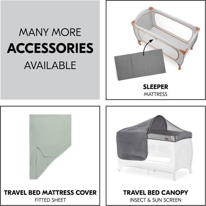 Image du produit Hauck Reisebett XXL-Sparset - Sleep N Play Go Plus (60 x 120 cm)