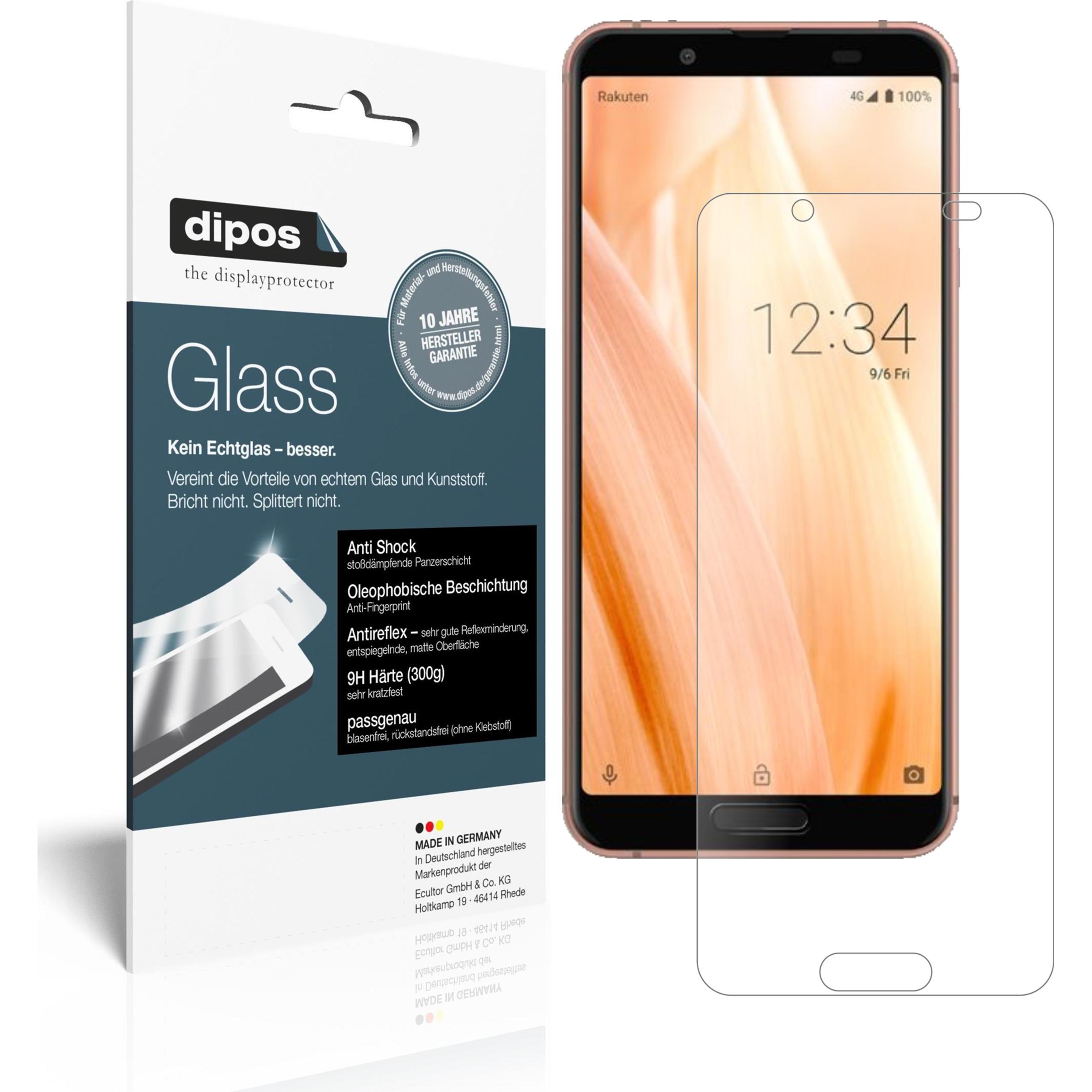 Thumbnail - Dipos Displayschutz Anti-Shock (1 Stück, Sharp Aquos Sense3), Smartphone Schutzfolie, Transparent