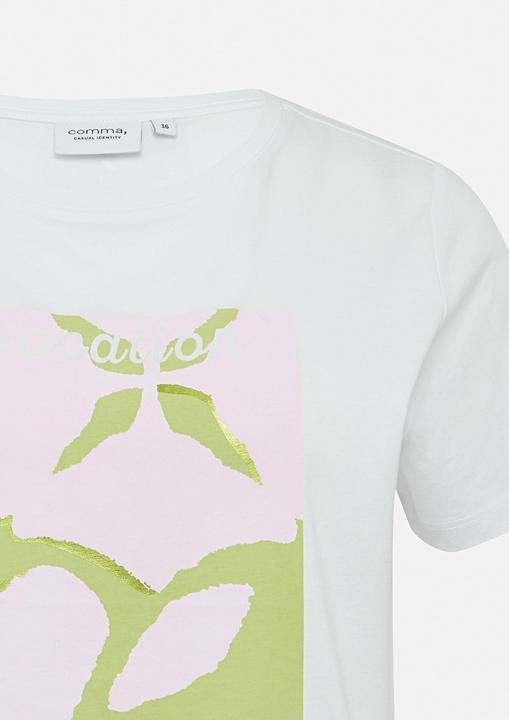 Produktbild Comma T-Shirt Jersey-T-Shirt mit Artwork (38)