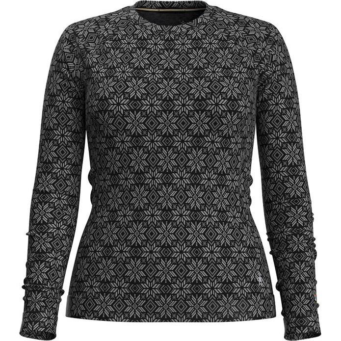 Smartwool, Damen, Funktionsshirt, Women's Classic Thermal Merino Base Layer Crew Boxed (S), Schwarz, S