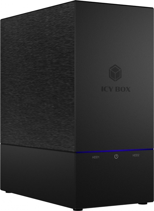 Actual product image Icy Box IB-RD3621-C31 External 2-bay RAID enclosure for 2x 2.5-inch or 3.5-inch SATA drives (2.5", 3.5")