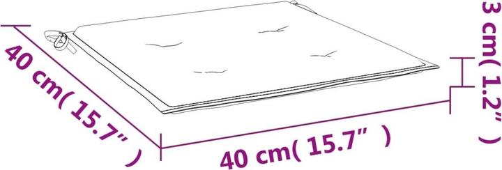 Produktbild vidaXL 10-tlg. Garten-Lounge-Set mit Kissen (40 x 40 x 3 cm)