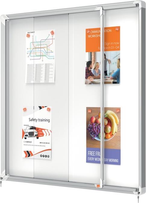 Image du produit Nobo Vitrine d'affichage avec porte rabattable