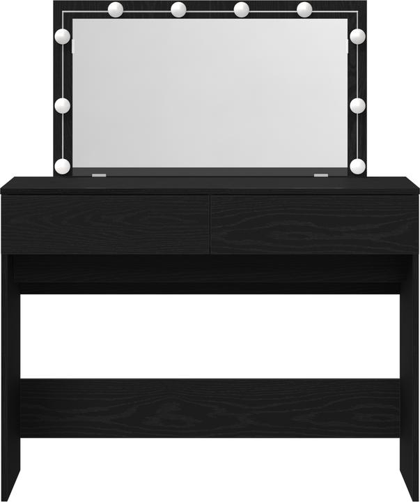Image du produit VidaXL Coiffeuse avec LED Chêne noir 100x40x120 cm (100 x 40 x 120 cm)