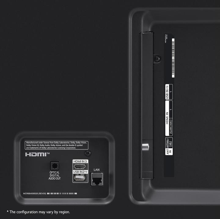 Actual product image LG TV 75NANO82T6B 75, 3840 x 2160 (Ultra HD 4K), LED-LCD (75", NANO82, Nano-Cell, 2024)