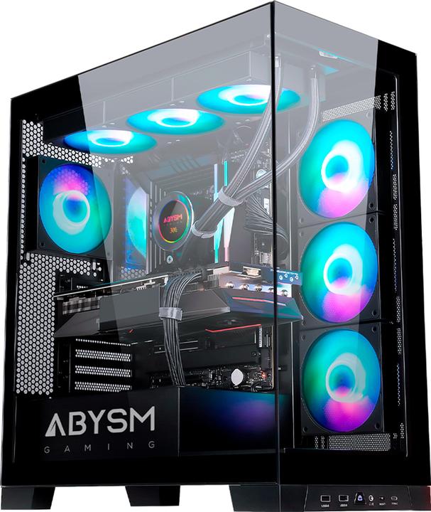 Produktbild Abysm Gaming Danube Sava H500 Black (ATX, ITX, mATX)