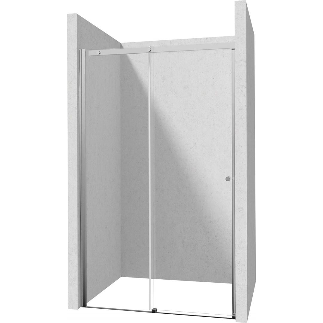 Deante, Duschkabine + Duschwand, Drzwi prysznicowe 150 cm - przesuwne (150 cm)