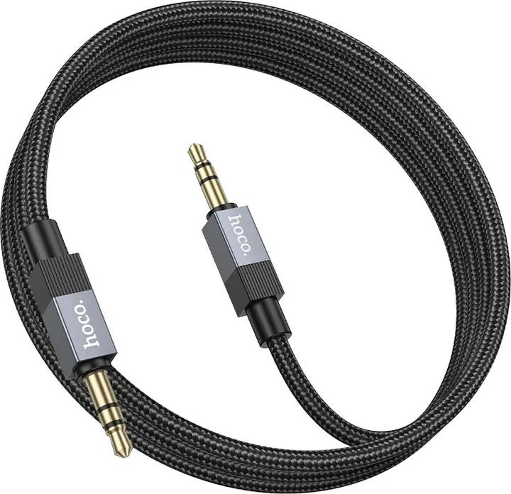 Image du produit Hoco Cable Cable AUX Jack 3,5 mm (male) to Jack 3,5 mm (male) 1 m UPA32 black (1 m, Câble AUX)