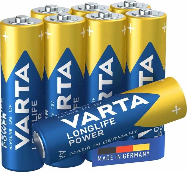 Productafbeelding Varta Vermogen met lange levensduur (8 Pcs., AA, 2960 mAh)