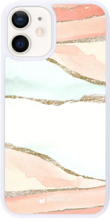 Image du produit PhoneLook Coque Silicone rigide blanc Shimmering Orange (Apple iPhone 12 mini)