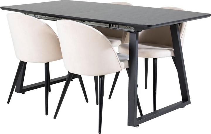 Actual product image Ebuy24 Inca 9 dining set (5-piece) (MDF, Paper)