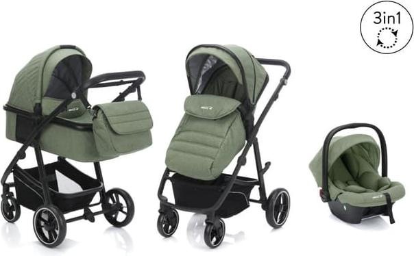 Produktbild Mica Kinderwagenset - Jaguar - Farbe: grün melange
