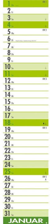 Energie-Label Supermemo Kalender 2026 (17 x 85 cm)