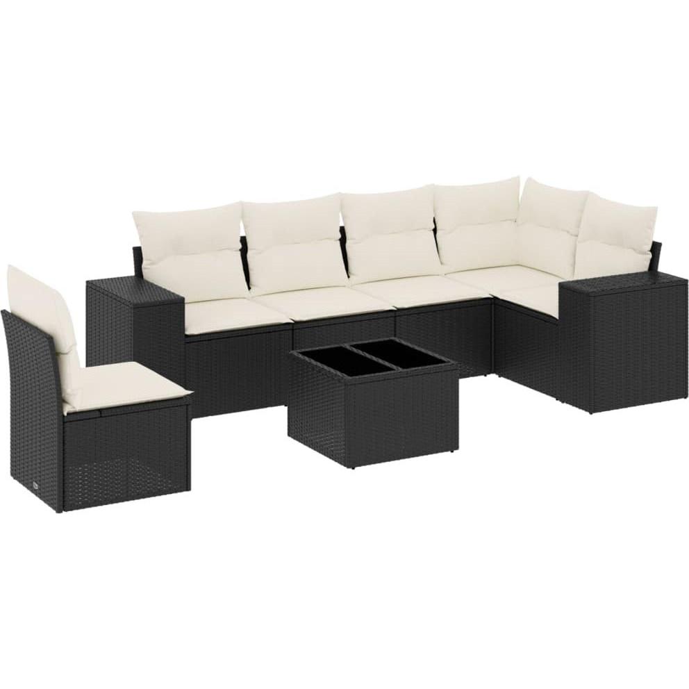 VidaXL, Gartenlounge, 10-tlg. Garten-Lounge-Set mit Kissen