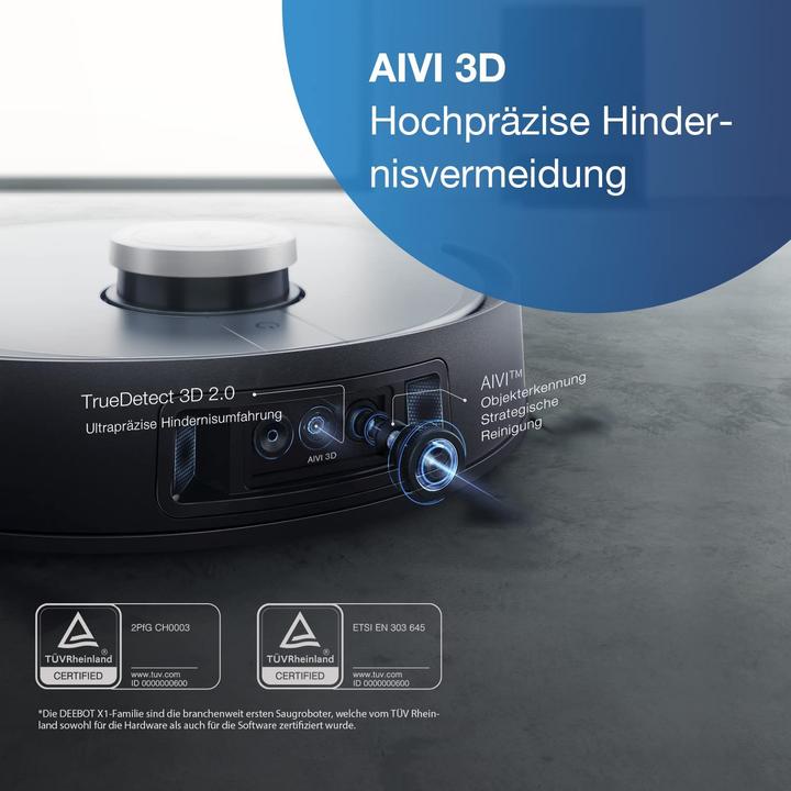 Produktbild Ecovacs Deebot X1 Plus (Saugwischroboter)