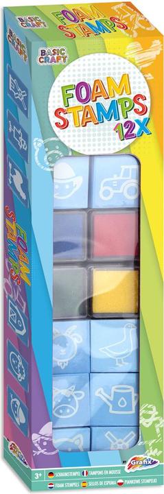 Actual product image Grafix Foam stamp set - Blue