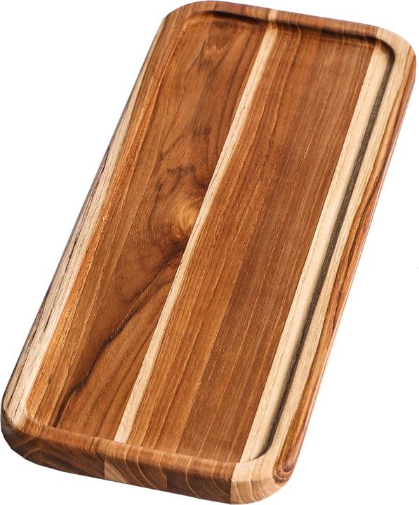 Produktbild TeakHaus Teak Serviertablett m. schmalem Rand, rechteckig, 50x16x1.5