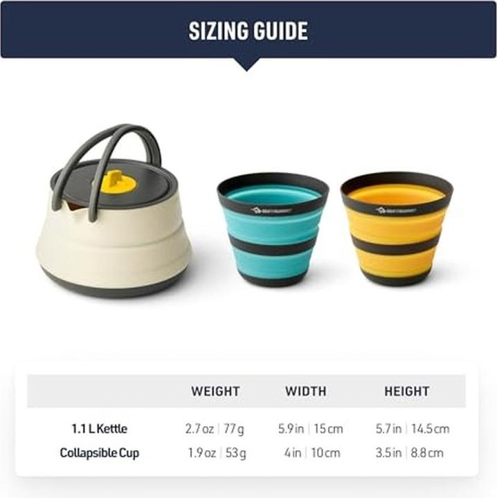 Actual product image Sea To Summit Frontier Ultralight Collapsible Kettle Cook Set