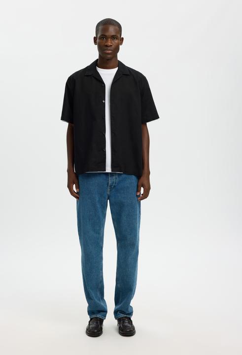 Image du produit Selected Slhrlxclay Linenblend Ss Shirt Res Noos (L)