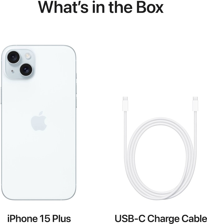 Produktbild Apple iPhone 15 Plus (512 GB, Blue, 6.70", SIM + eSIM, 48 Mpx, 5G)