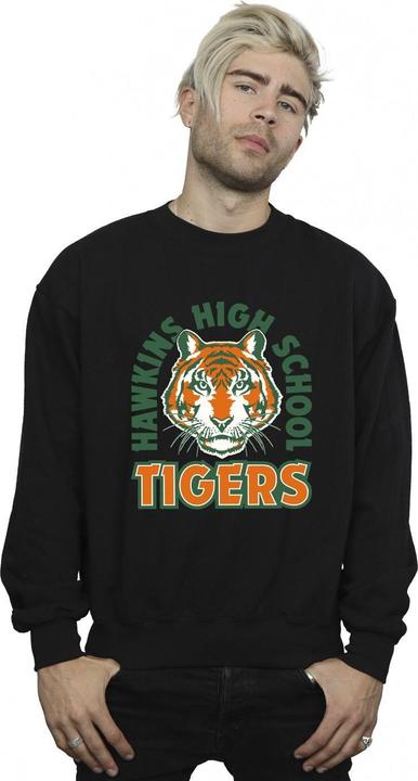 Immagine prodotto Netflix Stranger Things Hawkins Arch Tiger Felpa Uomo (4XL)