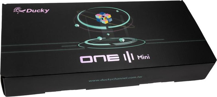 Image du produit Ducky One 3 Cosmic Blue Mini Gaming Keyboard, RGB LED - MX-Red (DE, Filaire)