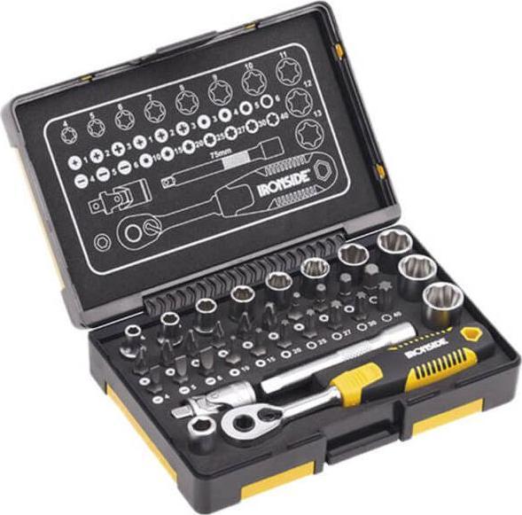 Immagine prodotto Ironside Set di chiavi a bussola con punta, 34 pezzi (6 mm, 8 mm, 9 mm, 10 mm, 11 mm, 5 mm, 13 mm, 12 mm, 7 mm, 4 mm)