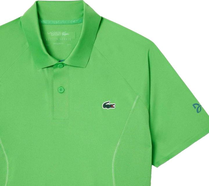 Actual product image Lacoste Mens Novak Djokovic Regular Tennis Polo Shirt (L)