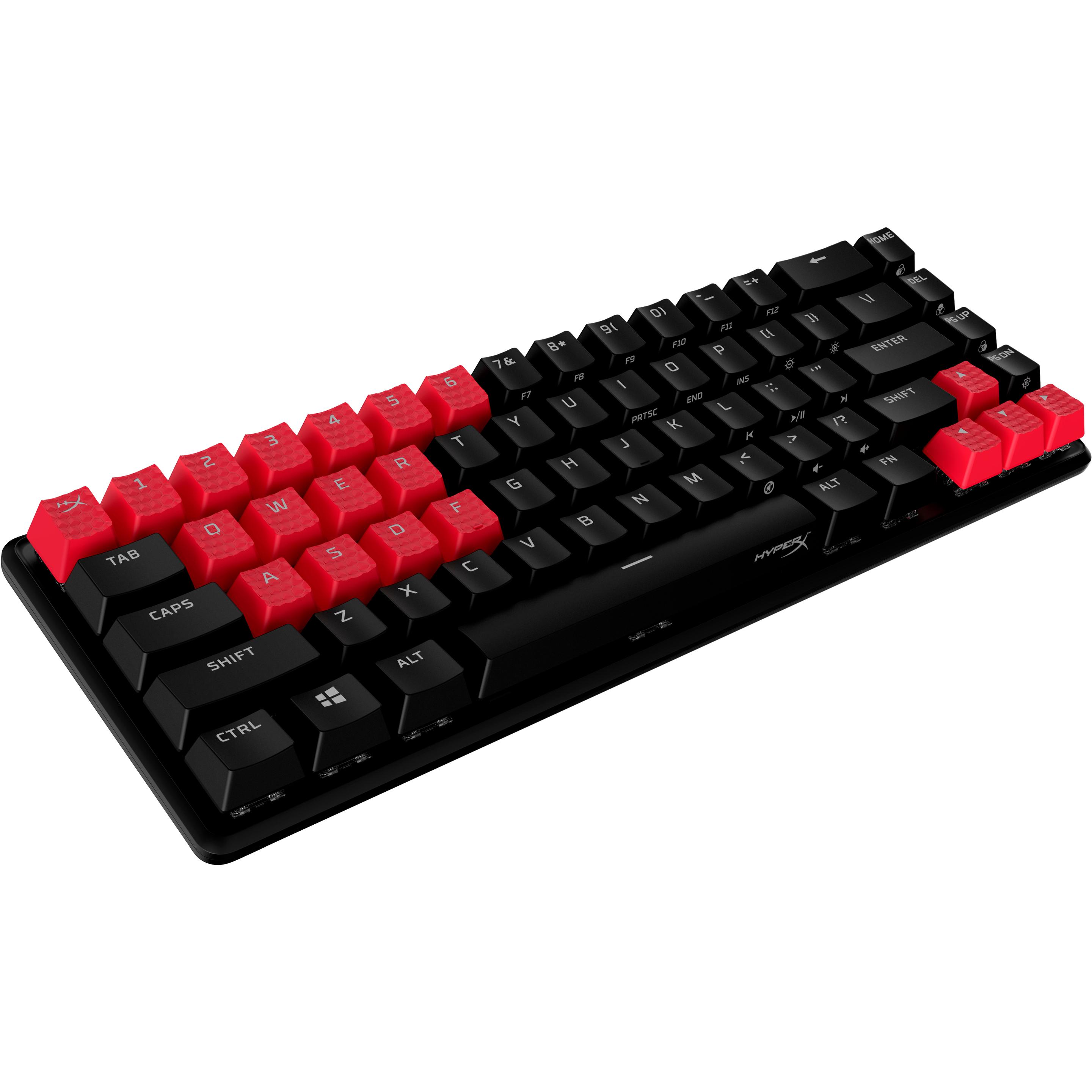 Thumbnail - HyperX Rubber Keycaps, Keycaps, Rot
